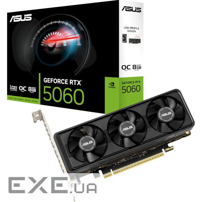 Відеокарта ASUS GeForce RTX 5060 LP BRK 8GB GDDR7 OC Edition (RTX5060-O8G-LP-BRK)