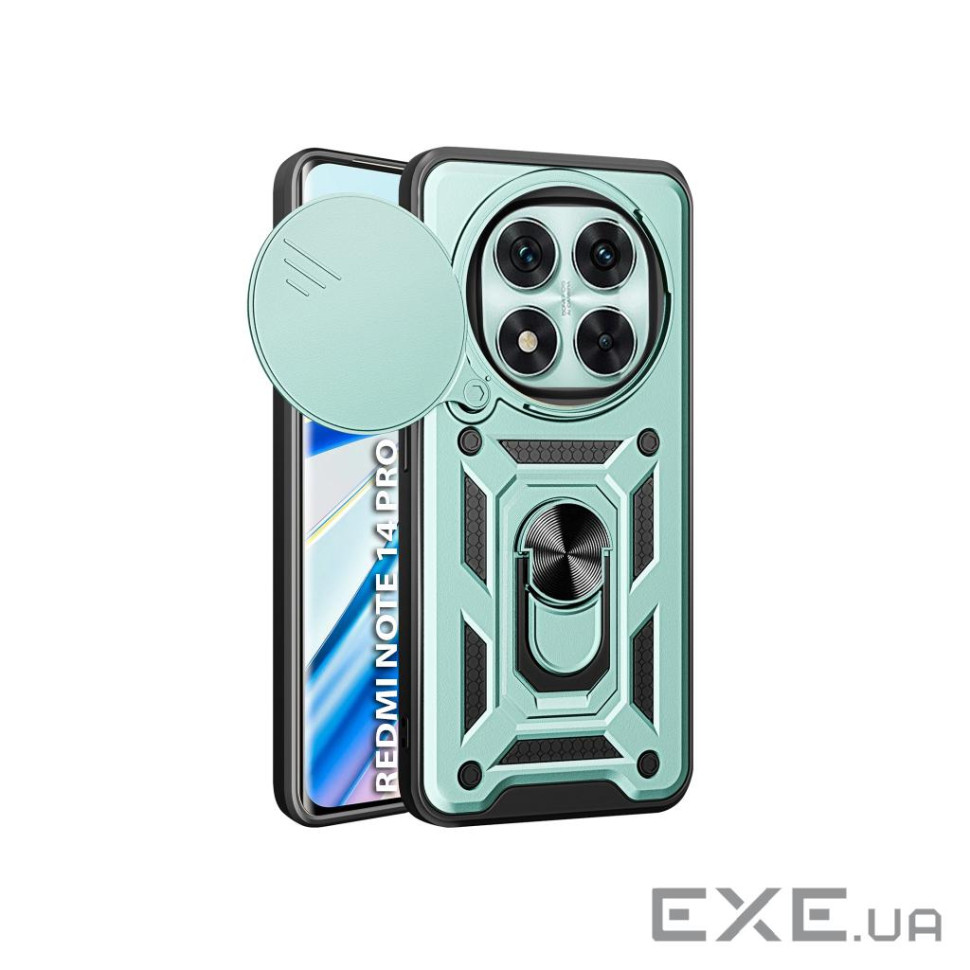 Чохол до мобільного телефона BeCover Military Xiaomi Redmi Note 14 Pro 5G Dark Green (712870)