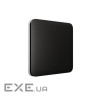 Розумний вимикач Ajax SoloButton 1-gang/2-way чорний (Ajax SoloButton (1-gang/2-way) [55] black)