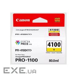 Картридж Canon PFI-4100 imagePROGRAF PRO-1100 Yellow (6780C001)