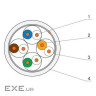 OK-Net Кабель FTP кат.5e, LS0H, коробка 305м (КПВонг-HFЕ-ВП (2 (КПВонг-HFЭ-ВП(200)4*2*0,51)