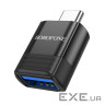 Адаптер BOROFONE BV18 Type-C male to USB female USB3.0 adapter Black (BV18C)