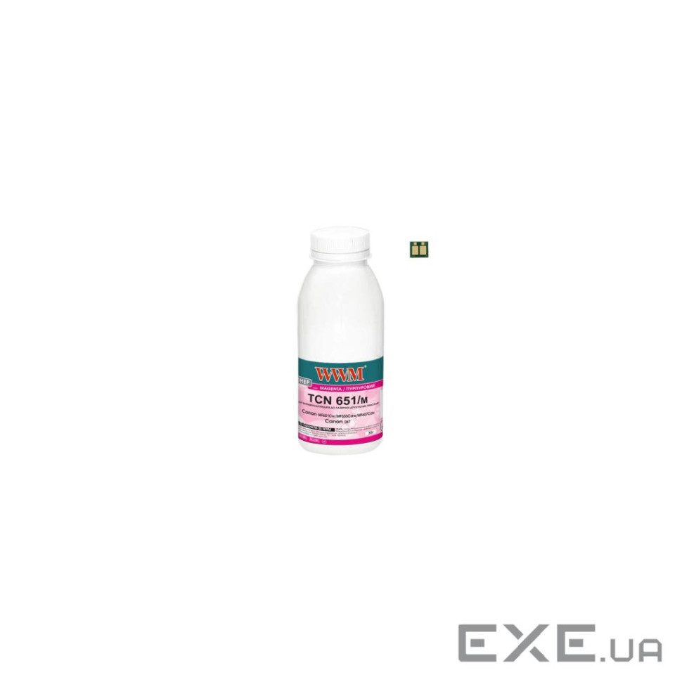 Тонер Canon MF651Cw/MF655Cdw/MF657Cdw, Canon 067 35г Magenta chip WWM (TC-Can067M-35-WWM)