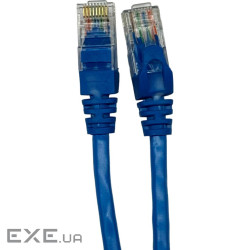 Патч-корд 0.25м UTP cat.5e, CCA, 24AWG, blue GEAR (GPC-UTPCCARJ45-0.25BE)