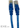 Патч-корд 0.25м UTP cat.5e, CCA, 24AWG, blue GEAR (GPC-UTPCCARJ45-0.25BE)