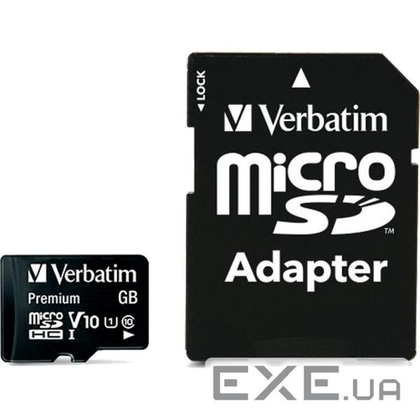 Карта пам'яті Verbatim 128GB microSDHC class 10 UHS-I (MDAVR-96/G) (44085)