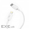 Кабель SkyDolphin S57L USB Type-C - Lightning (M/M), PD 18 W, 1 м , White (USB-000545)