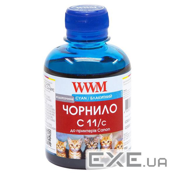 Чорнило WWM CANON CL441/511/513/CLI521/426 Cyan (C11/C)