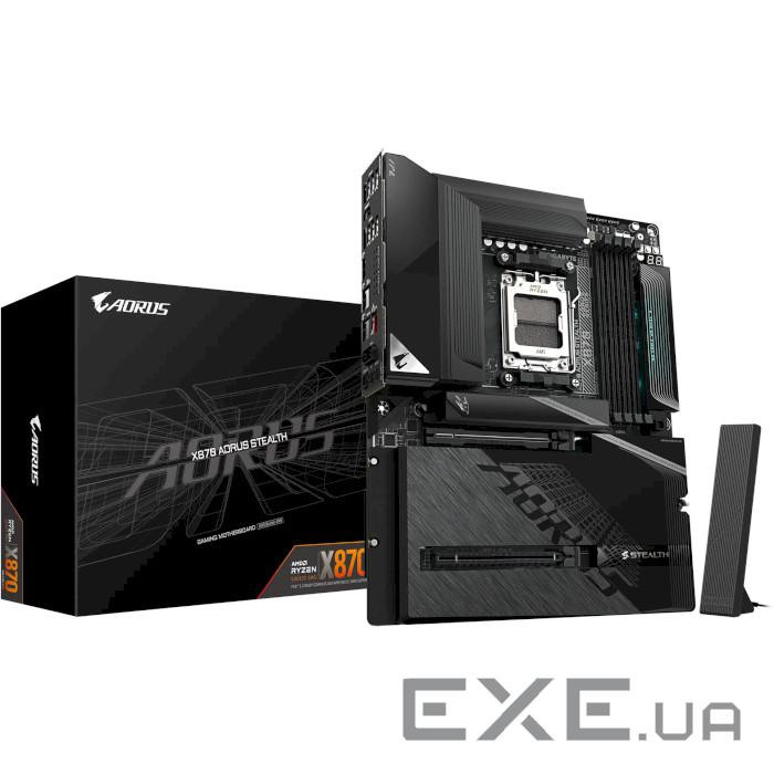 Материнська плата Gigabyte AORUS X870 Stealth (X870 AORUS STEALTH)