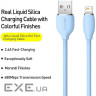 Дата кабель USB 2.0 AM to Lightning 1.2m 2.4A Jelly Liquid Silica Gel Blue Baseus (CAGD000003)