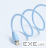 Дата кабель USB 2.0 AM to Lightning 1.2m 2.4A Jelly Liquid Silica Gel Blue Baseus (CAGD000003)