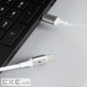 Кабель Proove Flex Metal Type-C to Type-C 60w (1m) white (CCFM60002202)