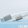 Кабель Proove Flex Metal Type-C to Type-C 60w (1m) white (CCFM60002202)