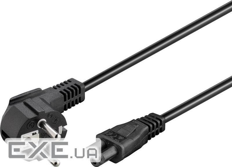 Кабель блоку живлення IEC-Schuko/M->C5Mikimaus 3.0m,1.00mm Compaq,HQ,чорний (75.04.4877-60)