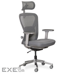 Офісне крісло Mealux Q1 Air Fabric Grey (HF-Q1 F/G)