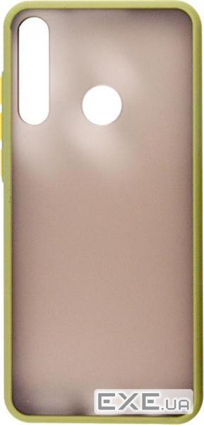 Чохол до мобільного телефона Dengos Matt Huawei Y6P, green (DG-TPU-MATT-55) (DG-TPU-MATT-55)