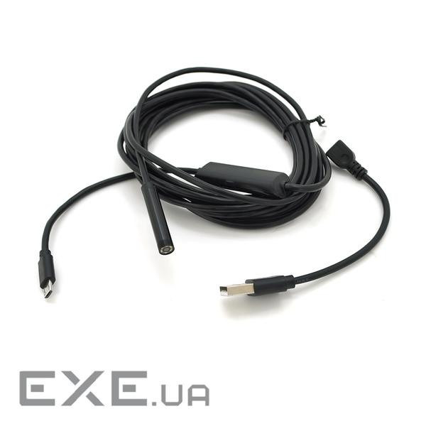 2 в 1 MicroUSB / PC HD ендоскоп, міні камера 7.0 мм, м&apos,який провод, 3,5м (YT-En-3.5SW7.0) (YT-En-3.5SW7.0)