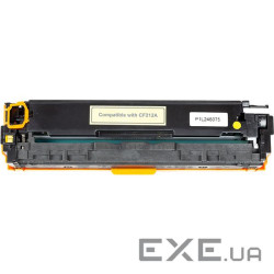 Картридж PowerPlant HP LJ Pro 200, Canon i-Sensys MF8230 YL (PP-CF212AYL)