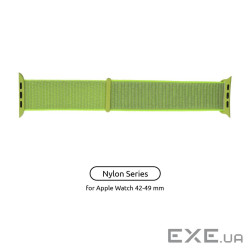 Ремінець ArmorStandart Nylon Band для Apple Watch 42/44/45/49mm Light Green (ARM57858)