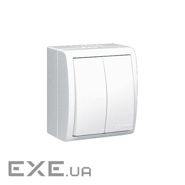 Вимикач Simon IP54, білий (AQW5/11)