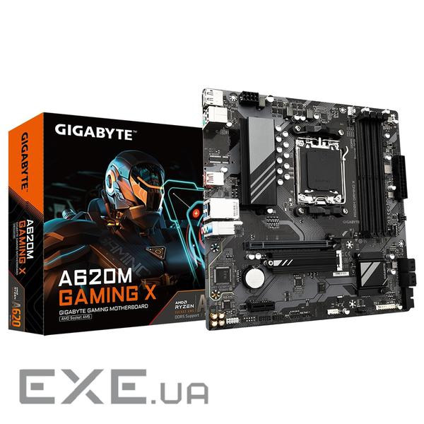 Материнська плата GIGABYTE A620M GAMING X