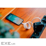 Магнітний кабель живлення та синхронізації Verbatim 60 Вт /USB-C-USB-C /120 см-сірий (31850)