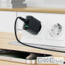 Зарядний пристрій Acefast A78 1xUSB-C PD20W + 1xUSB-A GaN Black (6974316283256)
