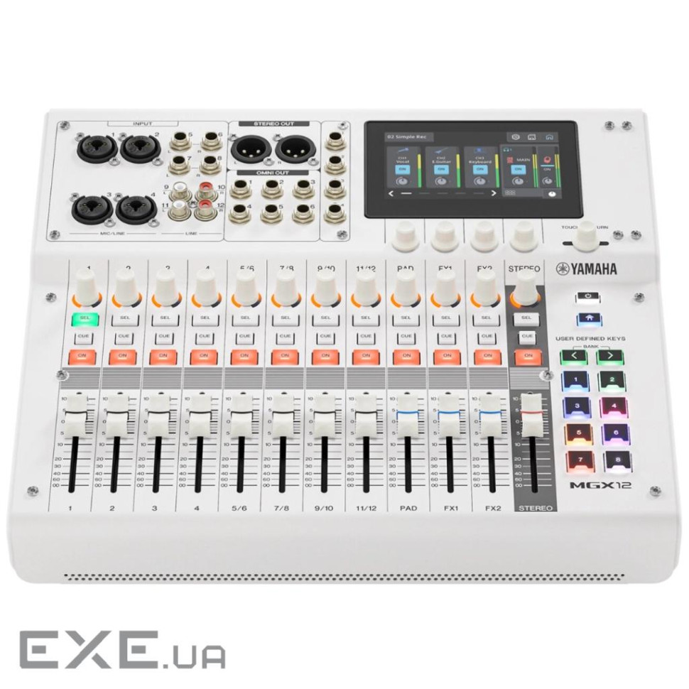 Мікшерний пульт Yamaha MGX12 White