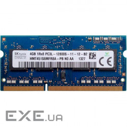 Модуль пам'яті HYNIX SO-DIMM DDR3L 1600MHz 4GB (HMT451S6MFR8A-PB) HYNIX SO-DIMM DDR3L 1600MHz 4GB (HMT451S6MFR8A-PB)