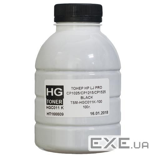 Тонер HP CLJ CP1025/1215/1525 100г BLACK HG (TSM-HGC011K-100)