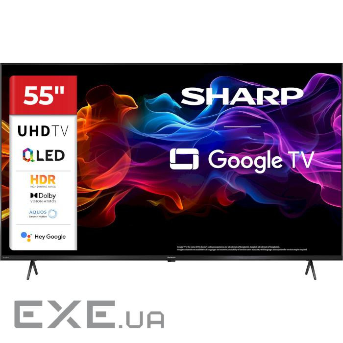 Телевізор SHARP 55" QLED 4K 4T-C55HP5265EB