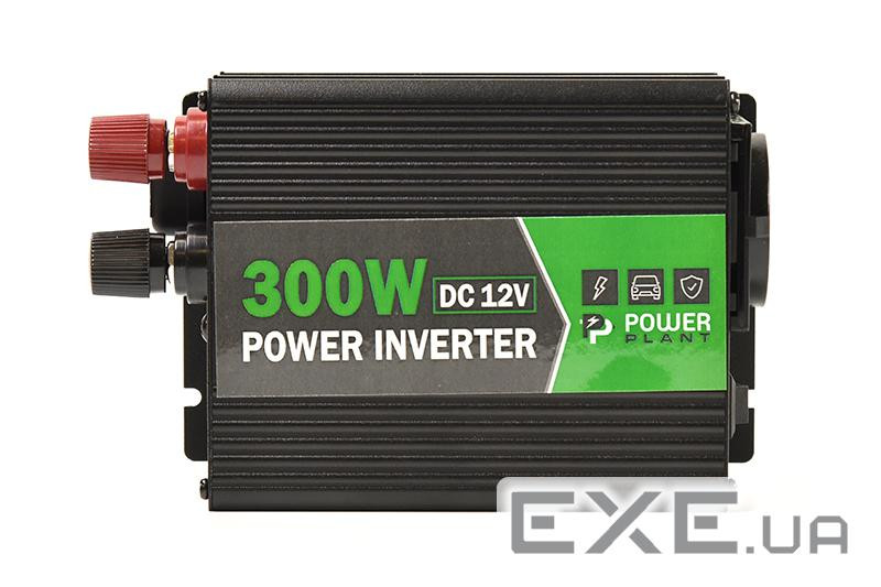 Автомобільний інвертор 12V/220V 300W, USB 5V 1A, HYM300-122 PowerPlant (KD00MS0001)
