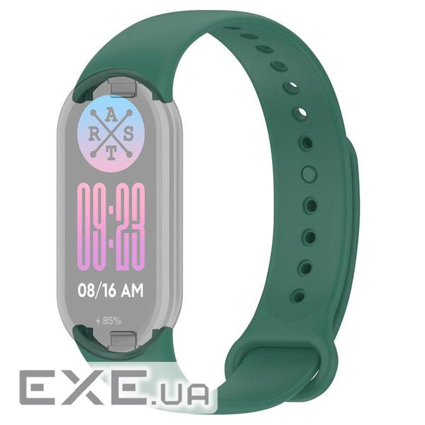 Ремінець для фітнес браслета Armorstandart для Xiaomi Mi Band 8 Dark Green (ARM68023)