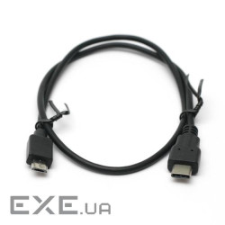 Дата кабель USB-C to Micro 5P 0.3m PowerPlant (KD00AS1259)