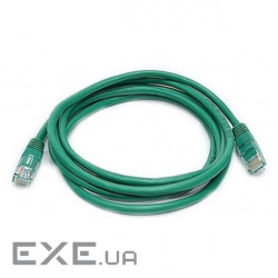 Патч-корд RJ45, UTP 5e, 0.5m, LSZH, зелений MOLEX PCD-01000-0J