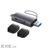 Кардридер USB Baseus Lite, Grey, Type-C / USB 3.0 - microSD / SD (WKQX060113)
