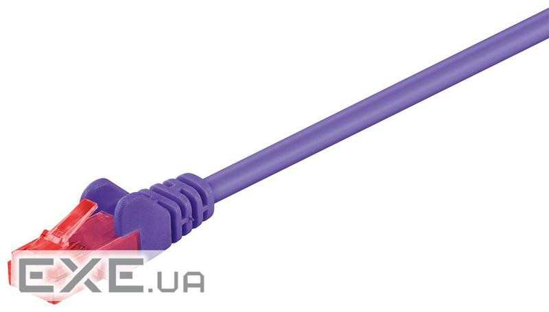 Патч-корд неекранований RJ45 UTP6 1.0m,patch AWG24 D=5.8mm Gold Protect,фіолетовий (75.09.5263-1) (75.09.5263-1)