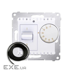 Регулятор температуры Premium с внешним датчиком в комплекте, 16A 230V, белый (DRT10Z.02/11)