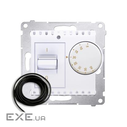 Регулятор температуры Premium с внешним датчиком в комплекте, 16A 230V, белый (DRT10Z.02/11)