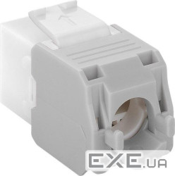 Конектор мережевий FreeEnd-RJ45 UTP6a,Keystone module LSA(ToolFree),білий (75.09.0867-10) (75.09.0867-10)