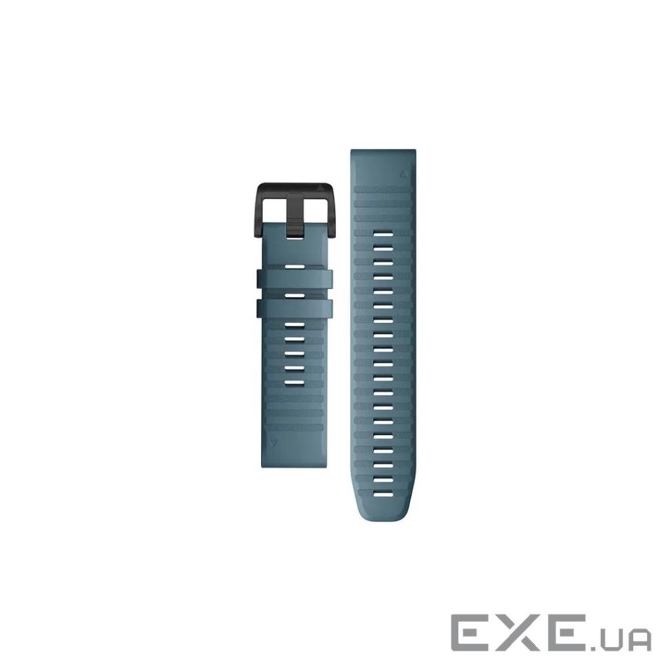 Ремінець до смарт-годинника Garmin fenix 6 22mm QuickFit Lakeside Blue Silicone (010-12863-03)