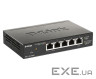 Комутатори D-Link DGS-1100-05PD 5xGE, (2xGE, 2xGE PoE, 1xGE PD), EasySmart (DGS-1100-05PDV2)