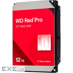 Жорсткий диск 3.5" WD Red Pro 12TB SATA/512MB (WD122KFBX)