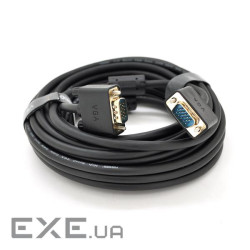 Кабель VEGGIEG VGA 10м Black (YT-VGA(M) (M)3+6VG-10) (YT-VGA(M)/(M)3+6VG-10)