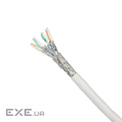 Кабель кат 6A S/FTP, LSZH (Dca-s1a-d1-a1), білий (PSL6X04WH-HED)