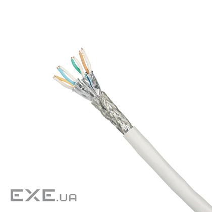 Кабель кат 6A S/FTP, LSZH (Dca-s1a-d1-a1), білий (PSL6X04WH-HED)
