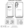Чохол до мобільного телефона Dengos Motorola G15/G15 Power Carbon + glass 2pcs (Grey) (DG-CTG2P-17)