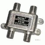 Дільник 1:2 (5-2300 МГц), -5дБ, запаяний корпус, прохід живлення з виходів на вхід, діод (S-2S DS)
