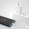 Дата кабель USB-C to USB-C 2.0m 100W white XO (CB-Q100-2CC)
