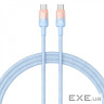 Кабель Baseus Discolor Series Fast Charging Type-C to Type-C 100W (1m) blue (P10374902311-00)